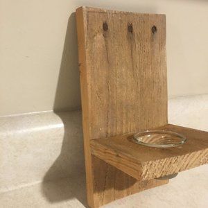 Wooden Tealight Candle Holder